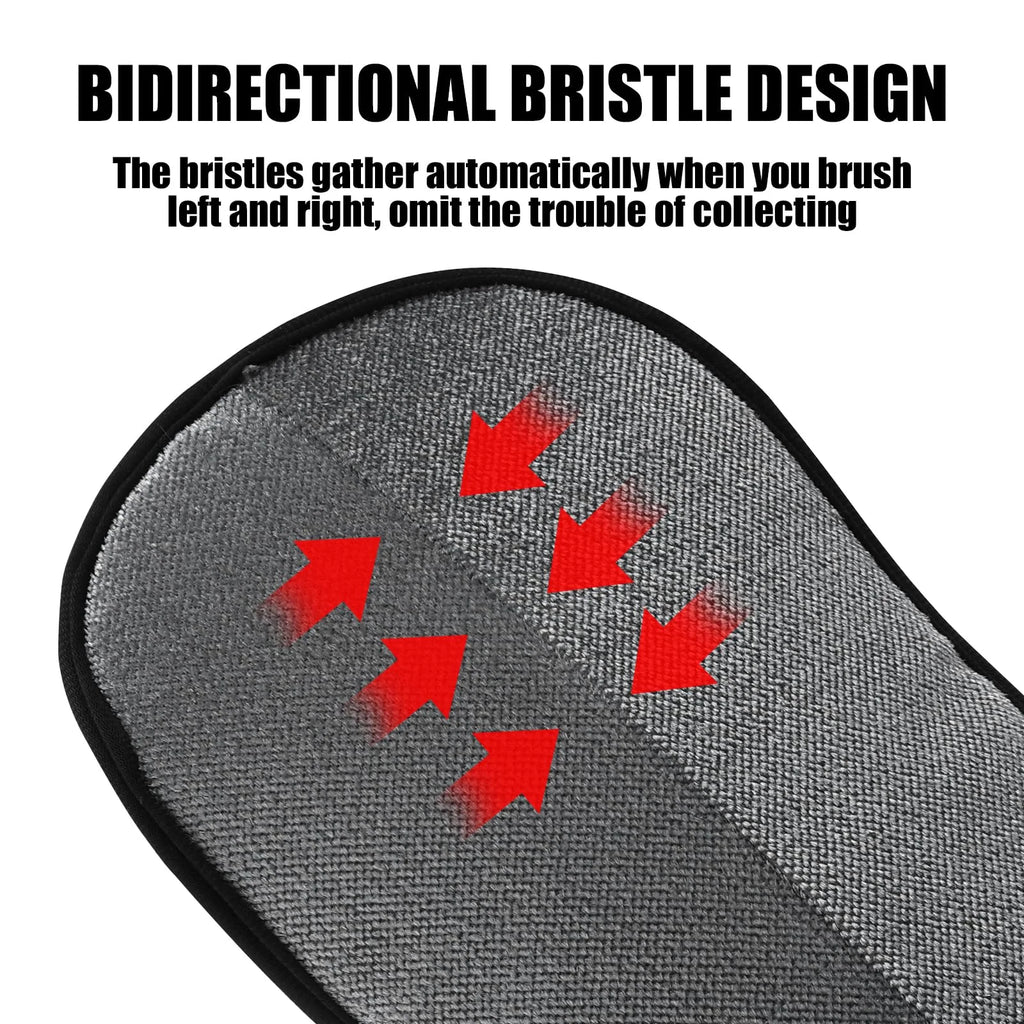 Pet Hair Removal Tool Reusable Static Gloves, Double-Sided Grooming for Pets
