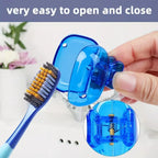 Travel Toothbrush Dust Protective Cap-Storage Box Portable Head Household Storage