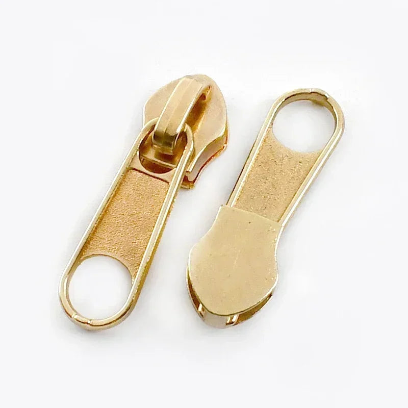 5# Zipper Sliders for Nylon Zippers Tape Bag Zips Pull Head Sewing Luggage Repair DIY