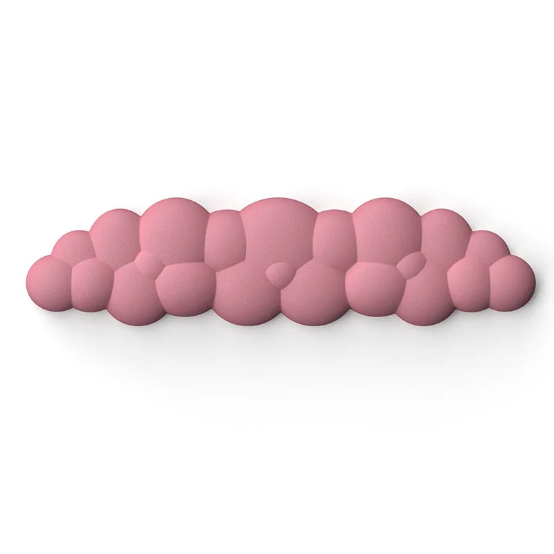 Mouse pad with wrist rest keyboard cloud anti-slip memory foam desktop office gamer
