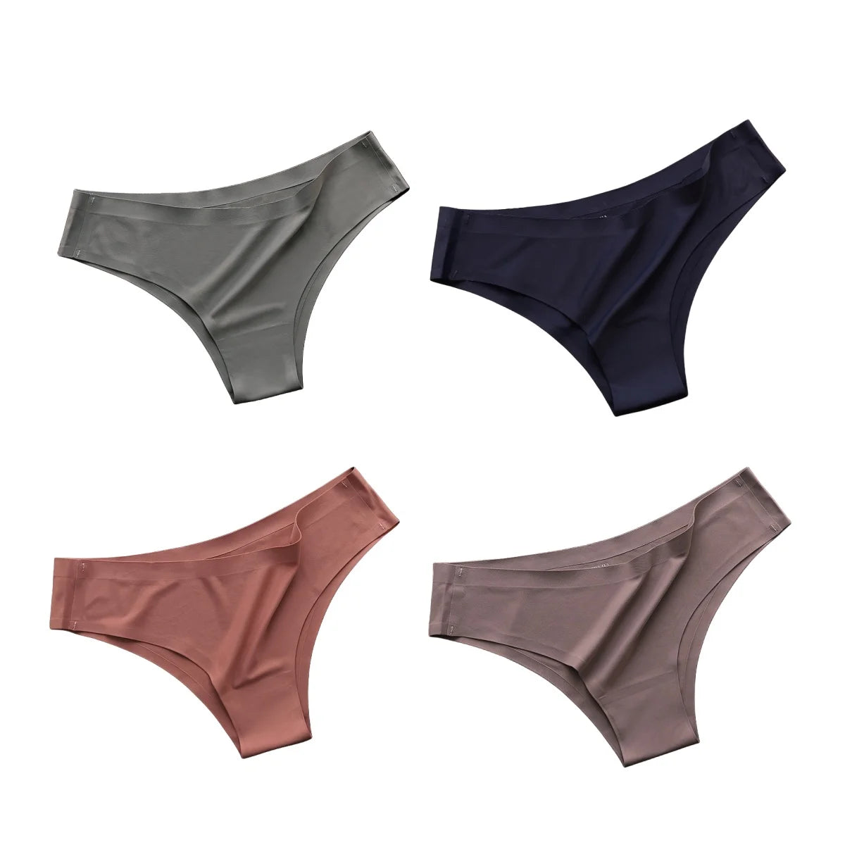 Women's Low-Rise Seamless Briefs — 4-Pack