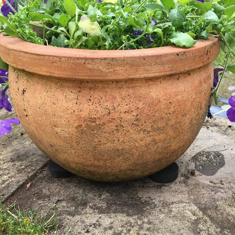 Flower Plant Pot Feet Invisible Round Flowerpot Riser Stands Self-adhesive Non-slip