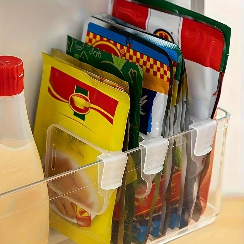 Adjustable Refrigerator Dividers - Multifunctional Clip-On Storage Organizers