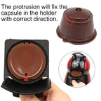 Fit For Dolce Gusto Coffee Filter Cup Reusable Capsule Filters With Spoon Brush