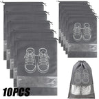 Drawstring Shoe Storage Bags — 5 or 10 Pack