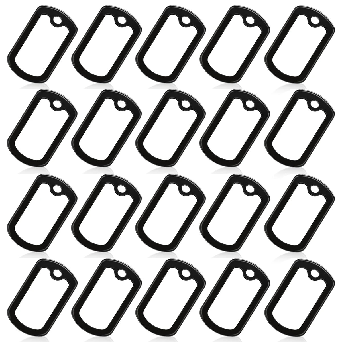 Silicone ID Tag Silencers — 10 or 20 Pieces