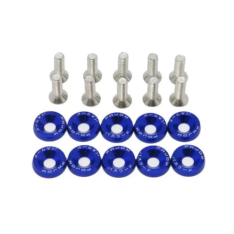 M6 Car Modified Fasteners Fender Washer Bumper Engine Concave Screws License Plate