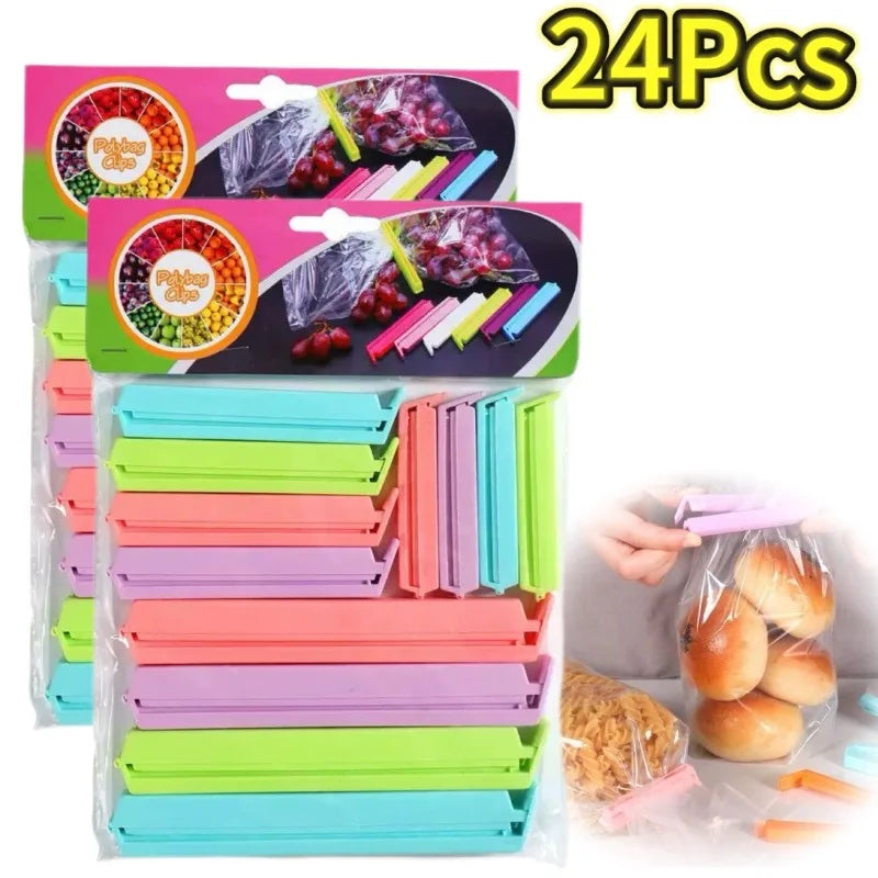 Reusable Bag Sealing Clips — Choice of Pack Size