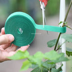 Self Adhesive Plant Nylon Cable Tie Green Adjustable Plants Hook Loop Support Garden