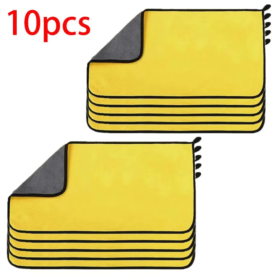 11.8 x 23.6 in Microfiber Car Cleaning Towels Soft Quick Drying