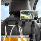 Car Headrest Hooks with Phone Holder