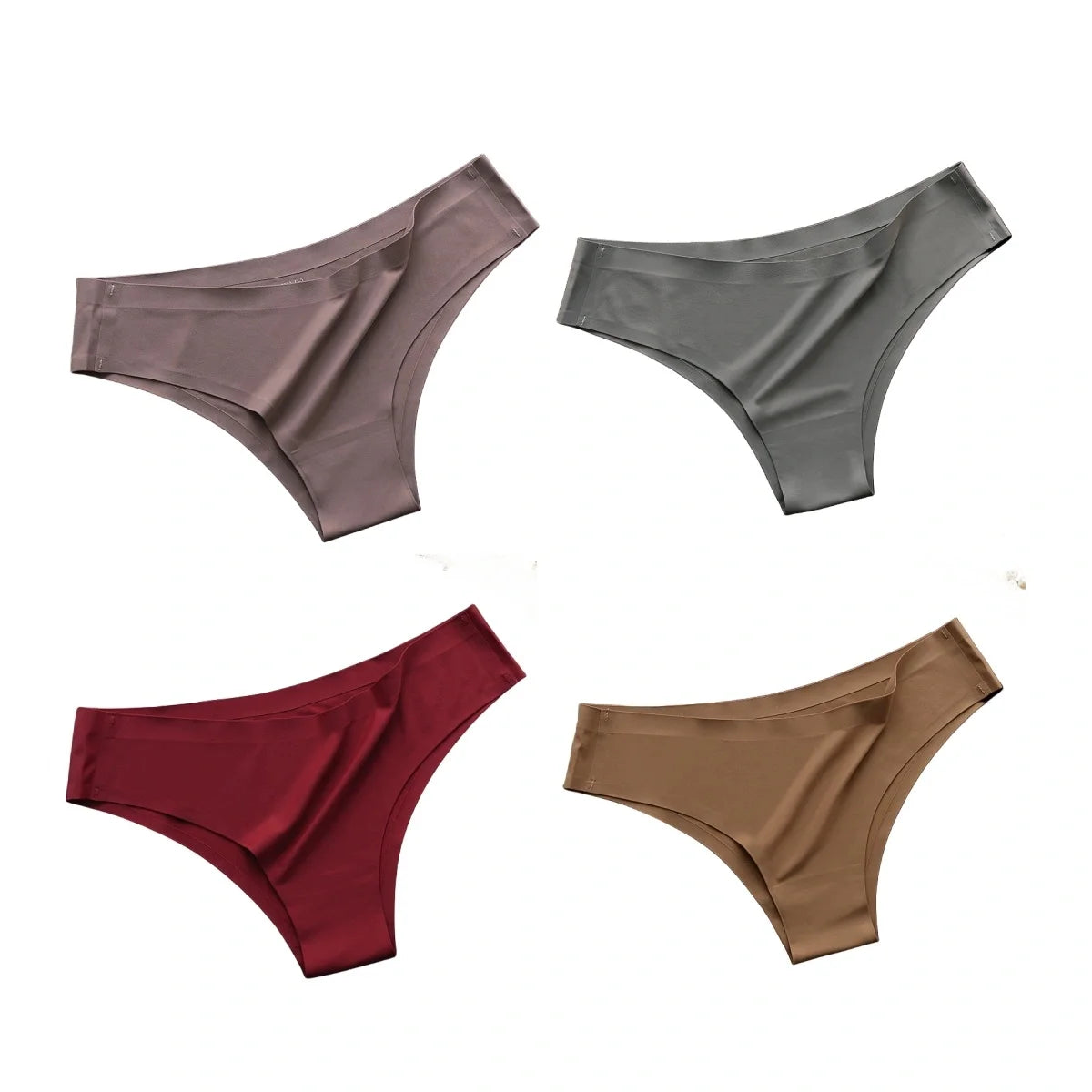 Women's Low-Rise Seamless Briefs — 4-Pack