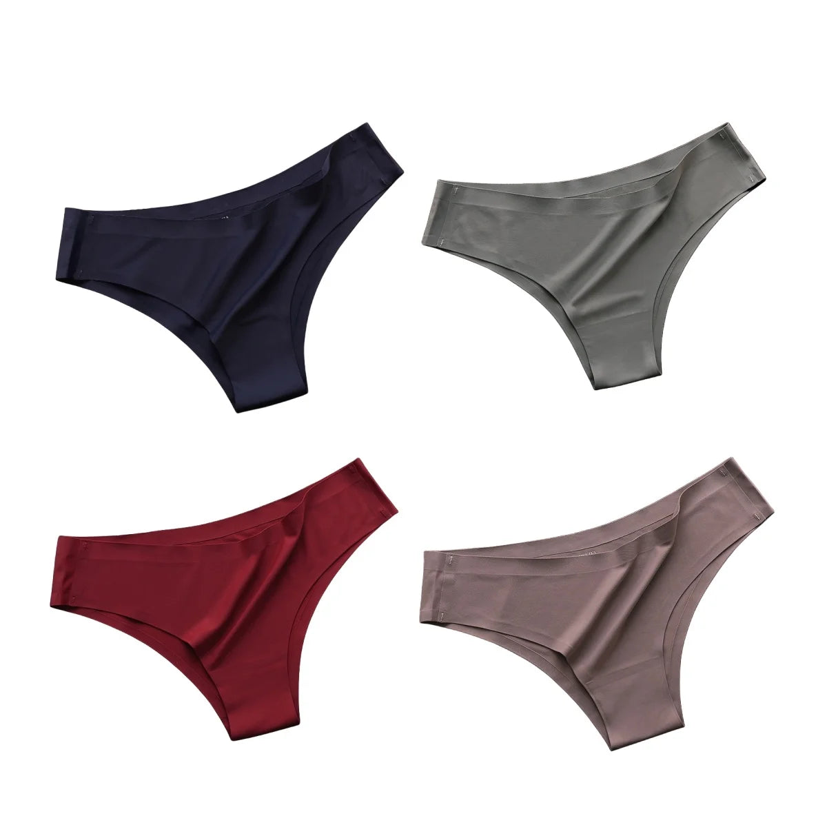 Women's Low-Rise Seamless Briefs — 4-Pack