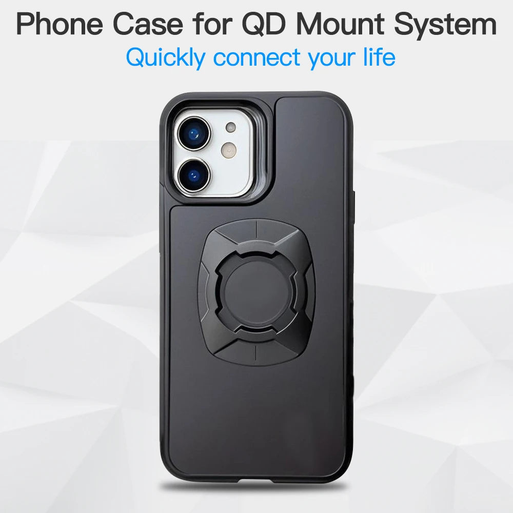Twsit Lock Phone Case Holder MotorCycle Bicycle iPhone case Quick Lock Fit for Quad System Phone Mount/Holder