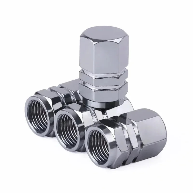 Tire Valve Stem Caps Decorative Tires Accessories Aluminum Alloy Nipple Wheel