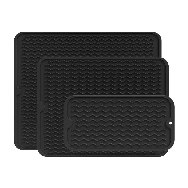 Non Slip Silicone Drying Mat for Kitchen Extra Large Heatproof Countertop Stove