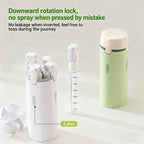 4-in-1 Emulsion Dispenser Bottle, Travel Minimalist with Labels, Toiletry Container