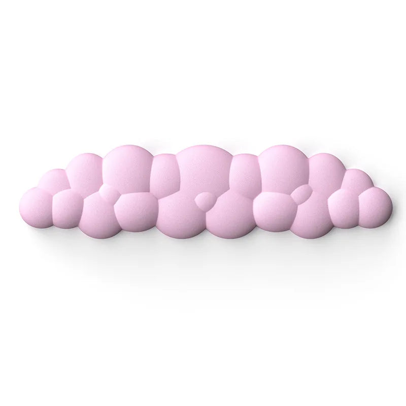 Mouse pad with wrist rest keyboard cloud anti-slip memory foam desktop office gamer