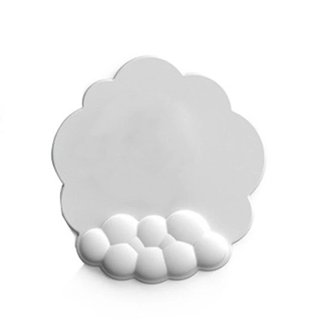 Mouse pad with wrist rest keyboard cloud anti-slip memory foam desktop office gamer