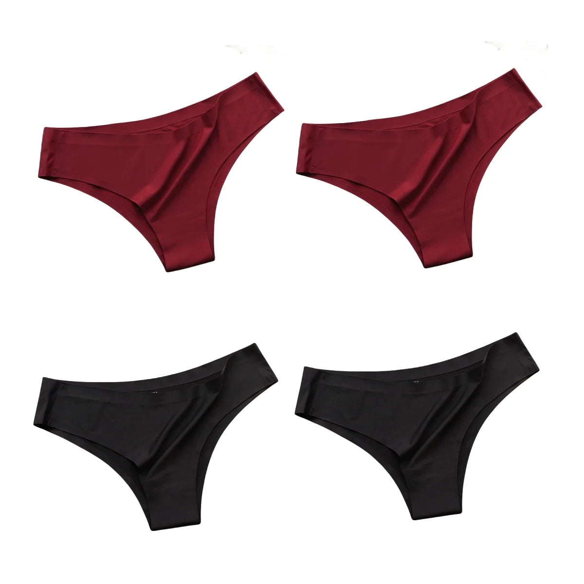 Women's Low-Rise Seamless Briefs — 4-Pack
