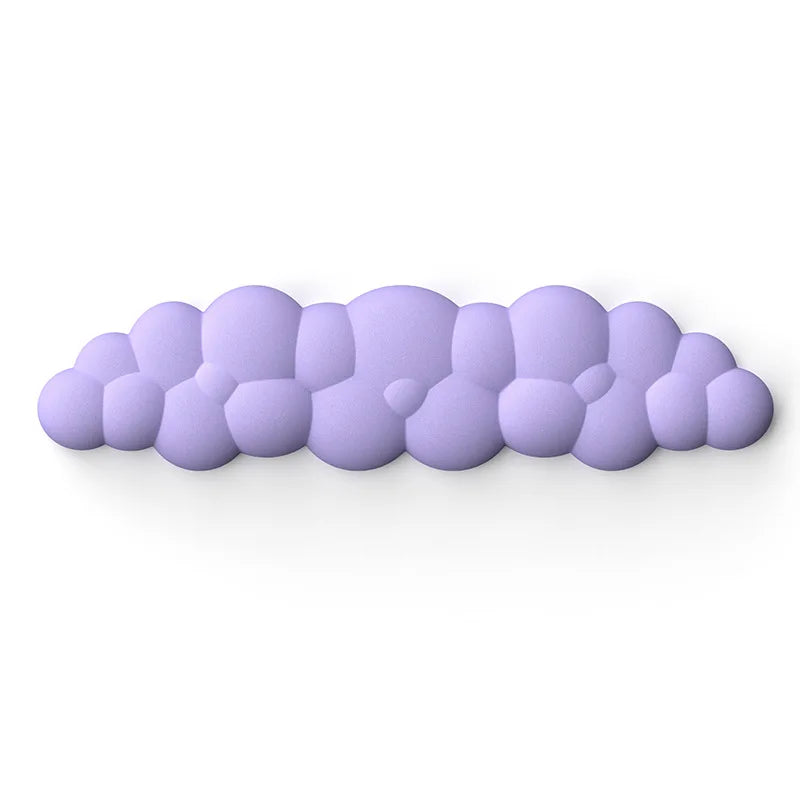 Mouse pad with wrist rest keyboard cloud anti-slip memory foam desktop office gamer