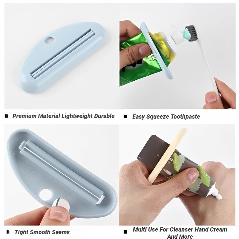 Multifunction Manual Toothpaste Tube Squeezer Clip Facial Cleanser Dispenser Extruding