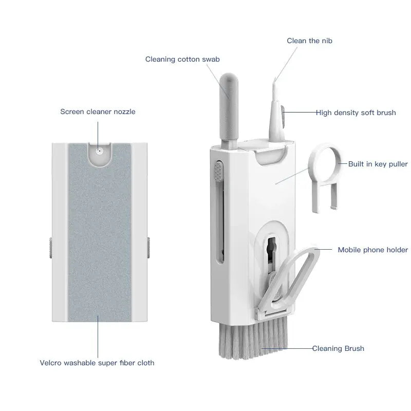 8-in-1 Keyboard and Earbud Cleaning Kit