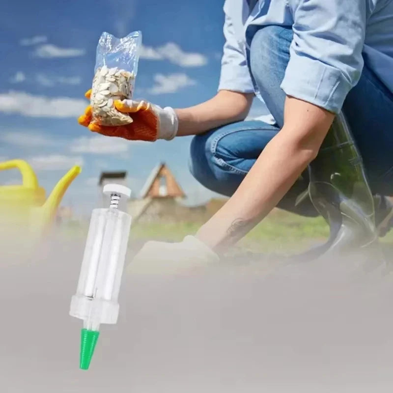 Handheld Seed Dispenser for Garden Planting