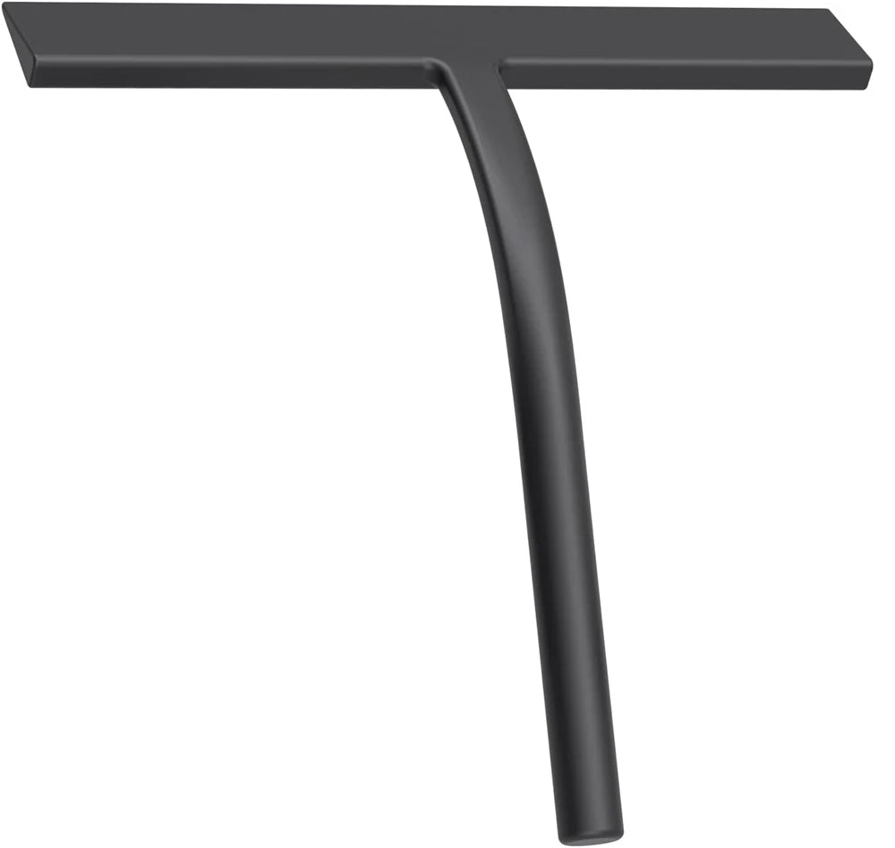 Matte Black Silicone Squeegee Streak Free Cleaning Shower