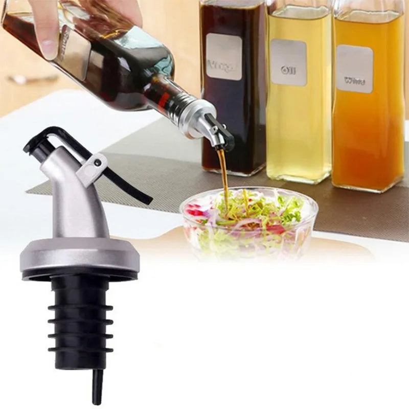 Leak-proof Capwine Cap Olive Oil Dispenser Bottle Designed for Pour Spout Vinegar, Sauce