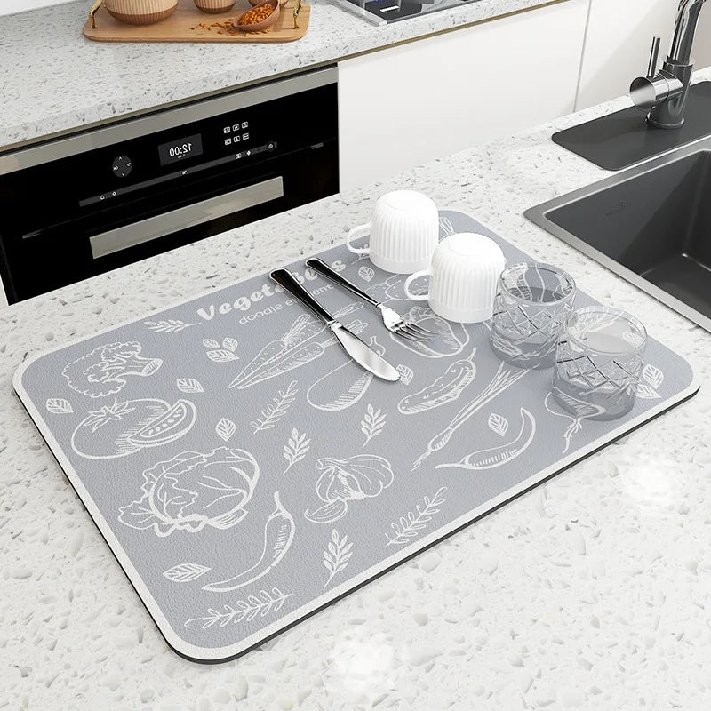 Coffee & Dish Drying Mat — Choice of Size