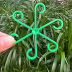 4-piece Set of Plant Stem Support Clips, Horticultural Turtle Back Bamboo Fixator