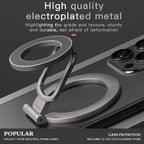 Double Sided Phone Stand Magnetic Phone Ring Holder Kickstand Magnet Grip for MagSafe iPhone 16 15 14 13 12