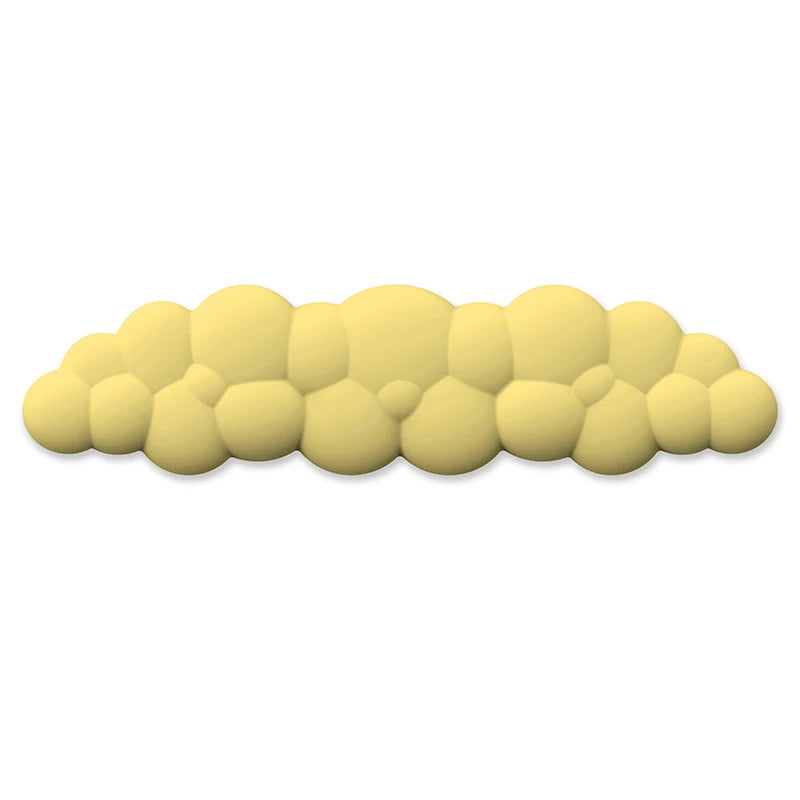 Mouse pad with wrist rest keyboard cloud anti-slip memory foam desktop office gamer
