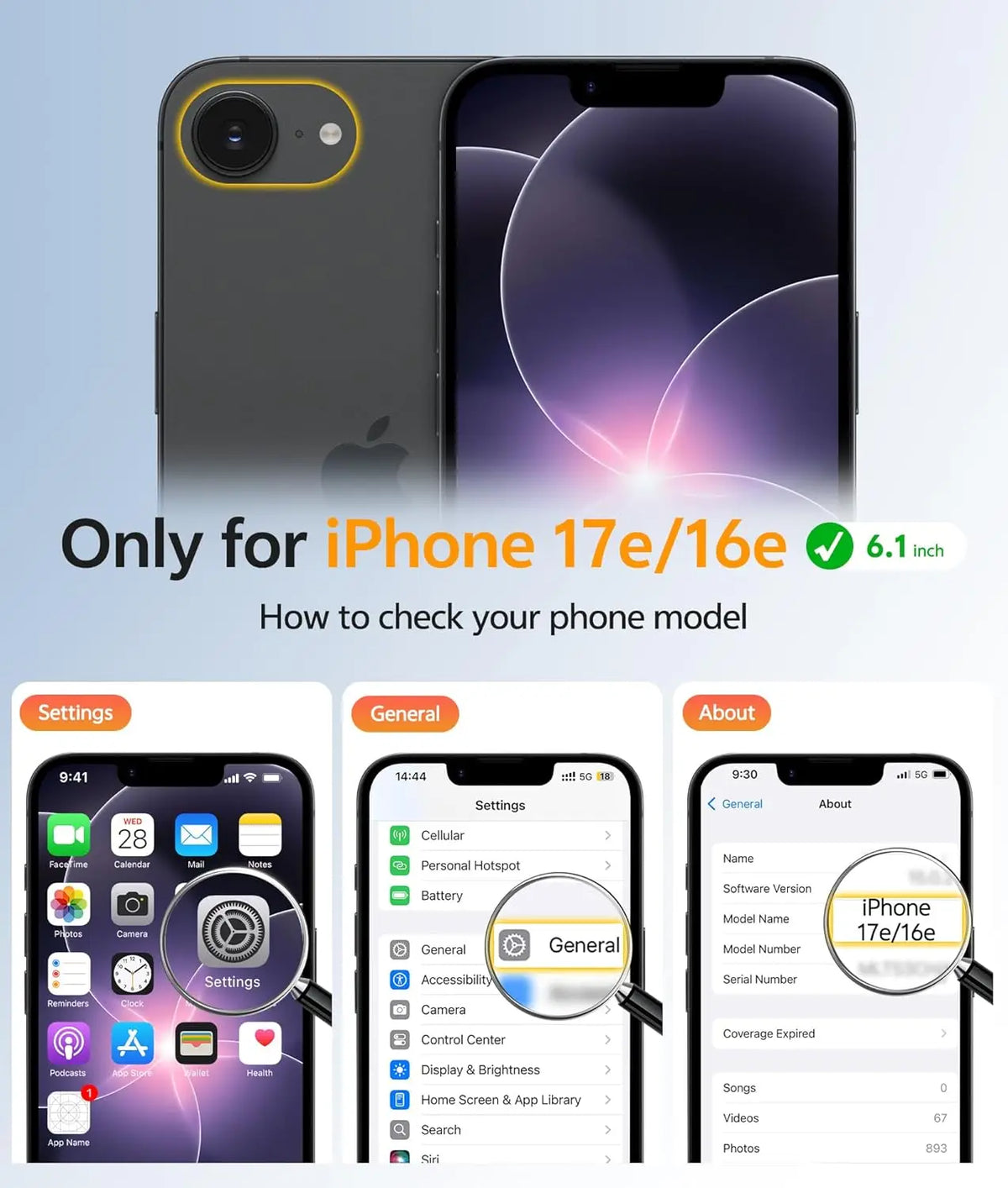 For iPhone 17e/16e Phone Case with Magnetic Translucent Matte Cases with [Screen Protector] Shockproof
