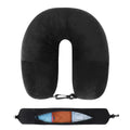 Travel Neck Pillow with Fillable Clothing U-Shaped Pillowcase, Extra Storage Bag