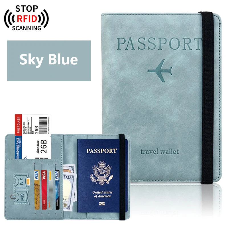 Passport Holder for Travel Essentials Wallet Cover Case for Accessories, Book Holders