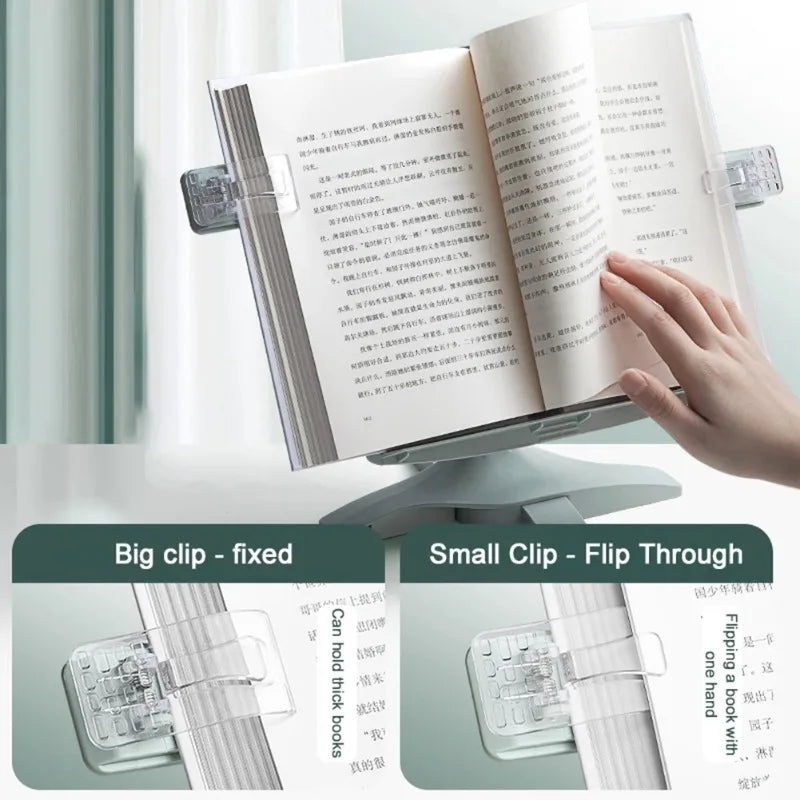Adjustable Rotatable Portable Reading Bookshelf Multifunctional Document Holder Lifting