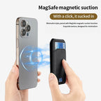 Luxury For Magsafe Magnetic Leather Wallet Holder Case For iPhone 16 15 14 13 12 Pro Max Card Holder Phone Bag