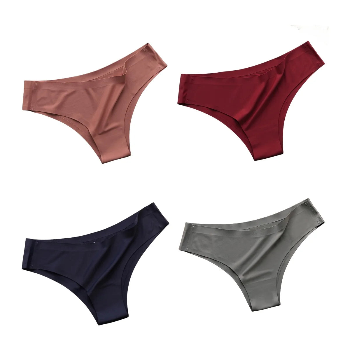 Women's Low-Rise Seamless Briefs — 4-Pack