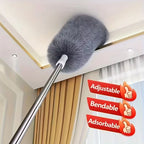 Duster with Extension Rod, Retractable Dust Brush, Microfiber Reusable