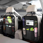 Car Backseat Organizer with Touch Screen Tablet Holder Auto Storage Pockets Cover Car