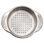 Stainless Steel Canning Strainer Tuna Can Press Food GradeCanning Colander