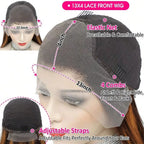 F4/27 Highlight Straight Lace Wig — 250% Density
