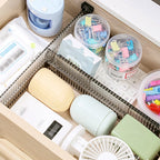Plastic Drawer Divider 5Sets, Home Storage Dividers, for and Organization