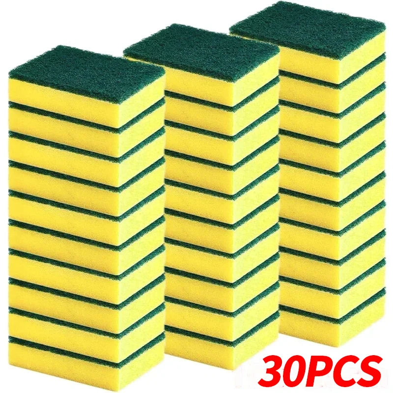 Reusable Double-Sided Cleaning Sponge Set