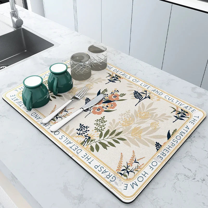 Coffee & Dish Drying Mat — Choice of Size