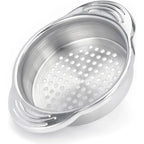 Stainless Steel Canning Strainer Tuna Can Press Food GradeCanning Colander