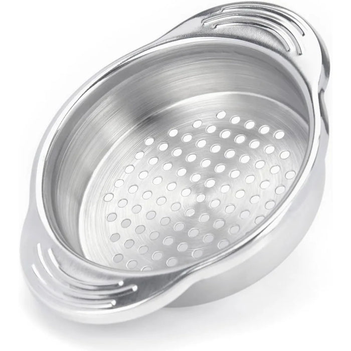 Stainless Steel Canning Strainer Tuna Can Press Food GradeCanning Colander