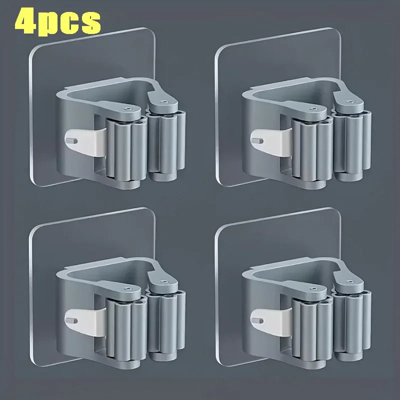 Self-Adhesive Mop and Broom Holders